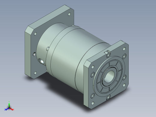 直齿孔PLF160-L2 35-114.3-200-M12-ZJ.stp正等轴测缩略图