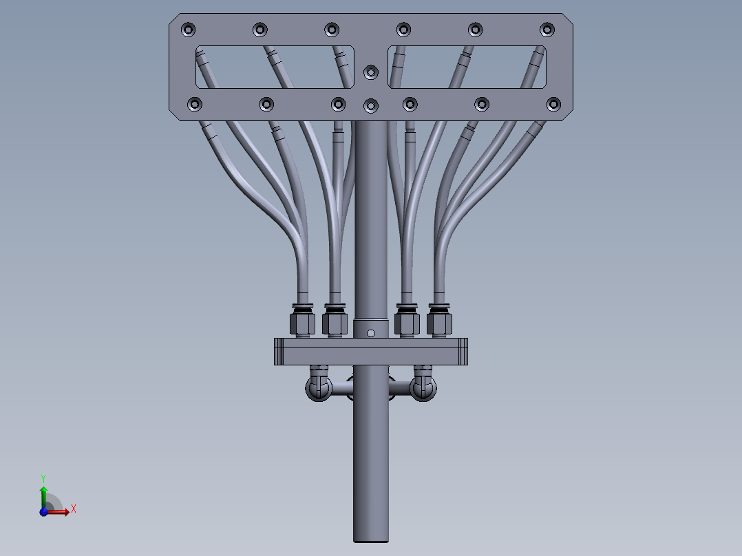 吸料治具前视图
