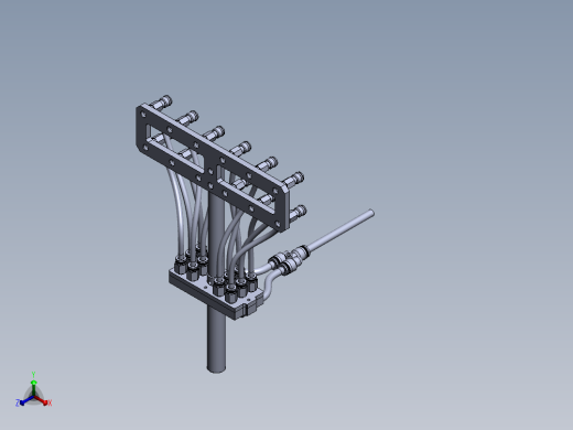 吸料治具正等轴测缩略图