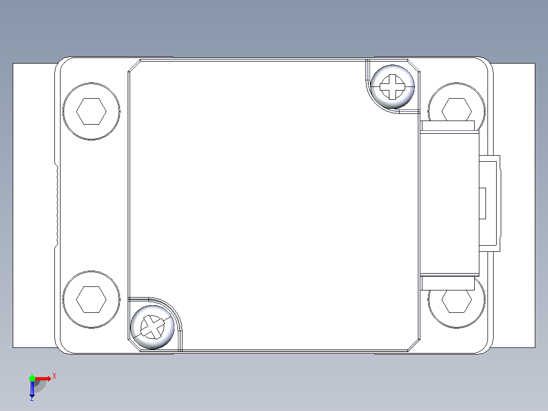 威洛博模组LEF20-S10-Q俯视图