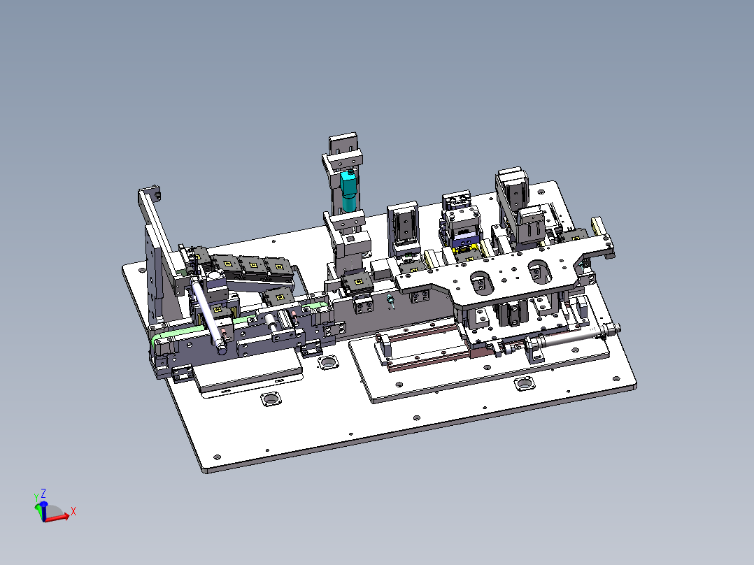 一种电芯剪角机sw18可编辑