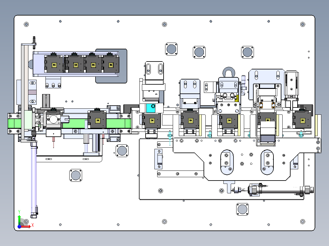 一种电芯剪角机sw18可编辑前视图