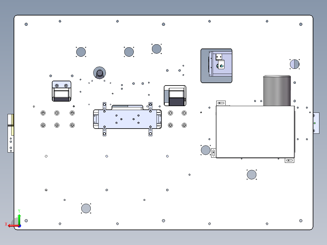 一种电芯剪角机sw18可编辑后视图