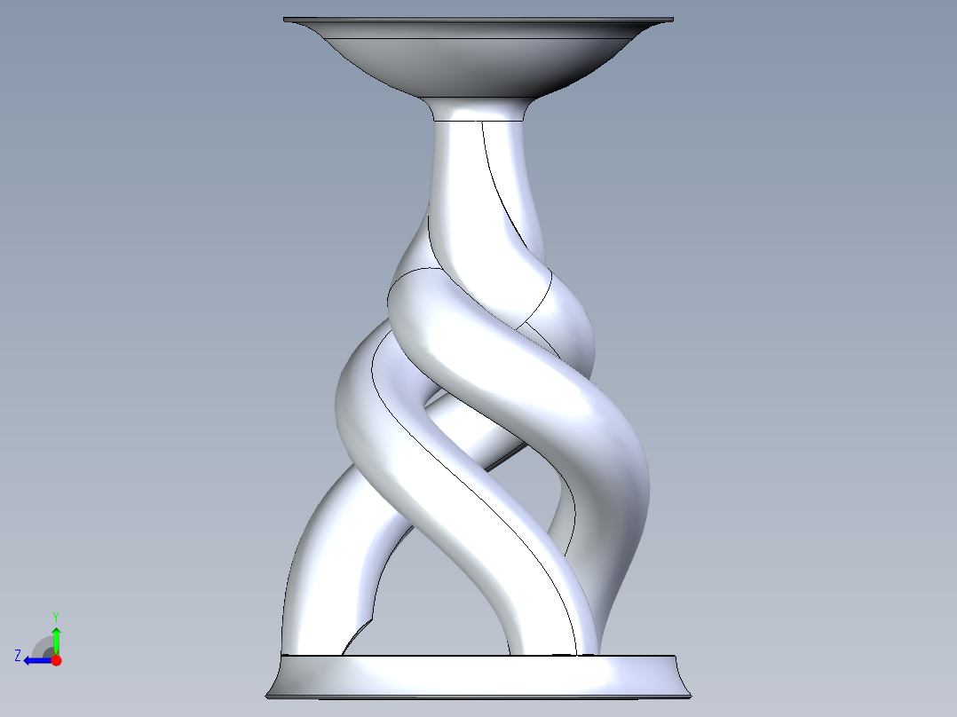 螺旋骰子塔右视图