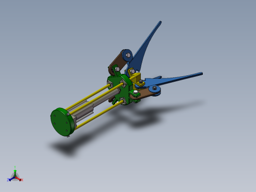 气动三爪机制（需要特征识别）