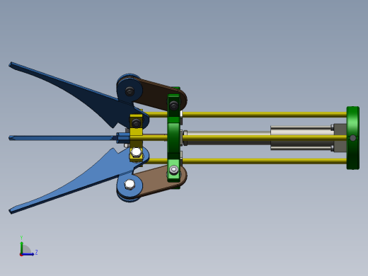 气动三爪机制（需要特征识别）左视缩略图
