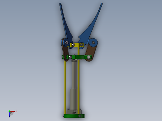气动三爪机制（需要特征识别）俯视缩略图