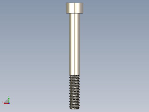 Screw_DIN_912_M10x90_A2.STEP公制内六角螺钉后视缩略图
