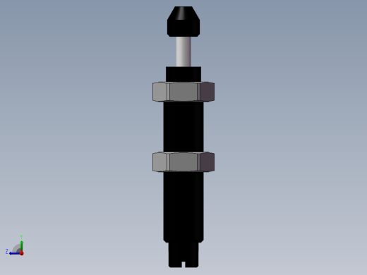 油压缓冲器-ACA0806-2-亚德客右视缩略图