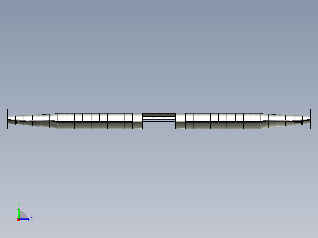 B2004203-渐缩翼左视图