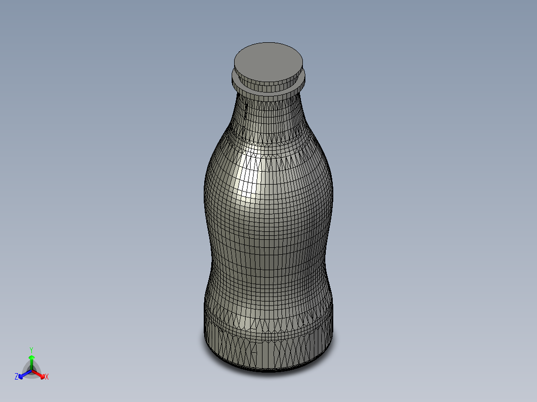 瓶子、罐子、桶(18)正等轴测图