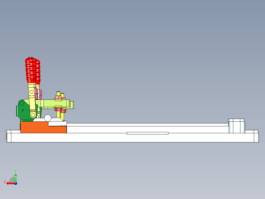 散光板整形治具后视图