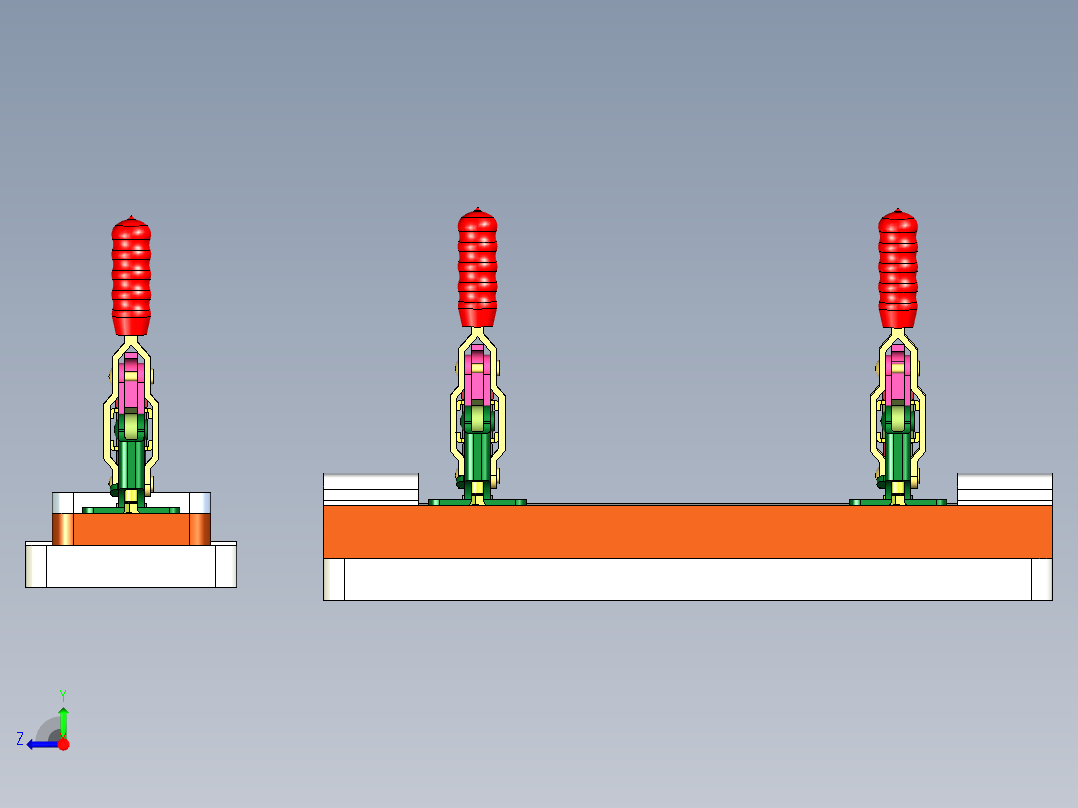 散光板整形治具右视图