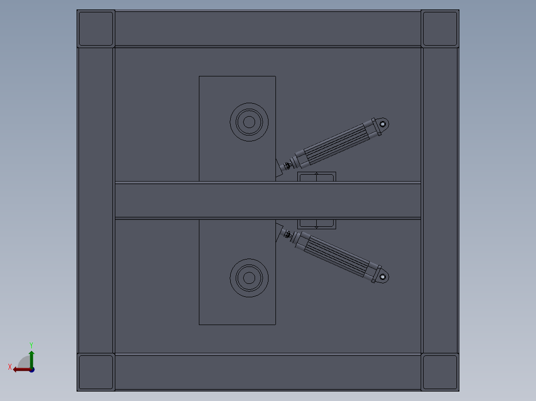 数控机床、齿轮加工机床模型3D图纸 Solidworks设计后视图