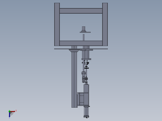 数控机床、齿轮加工机床模型3D图纸 Solidworks设计俯视缩略图