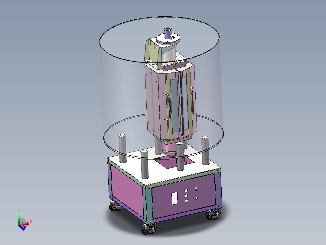锂电池极片旋转涂布试验机