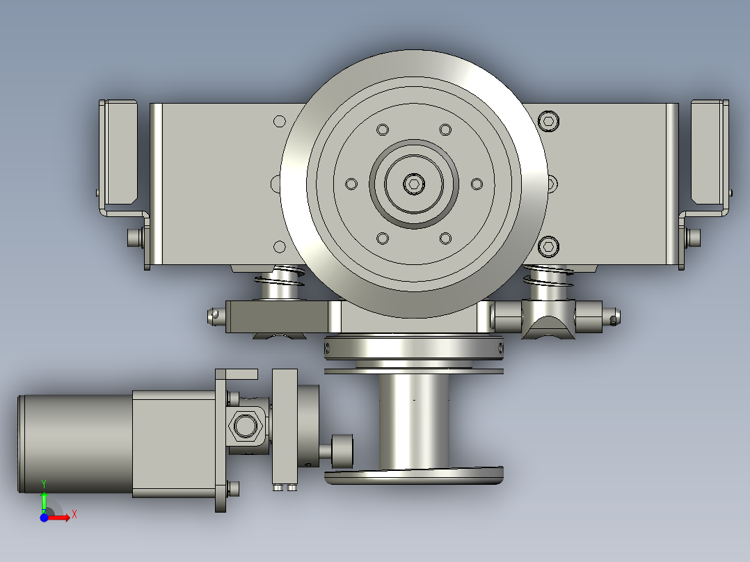 1T差速驱动前视图