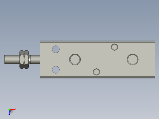 气缸MD10x15S(0)+()俯视缩略图