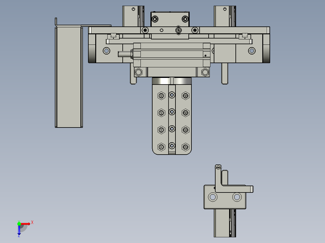 M071-x翻转模组俯视图
