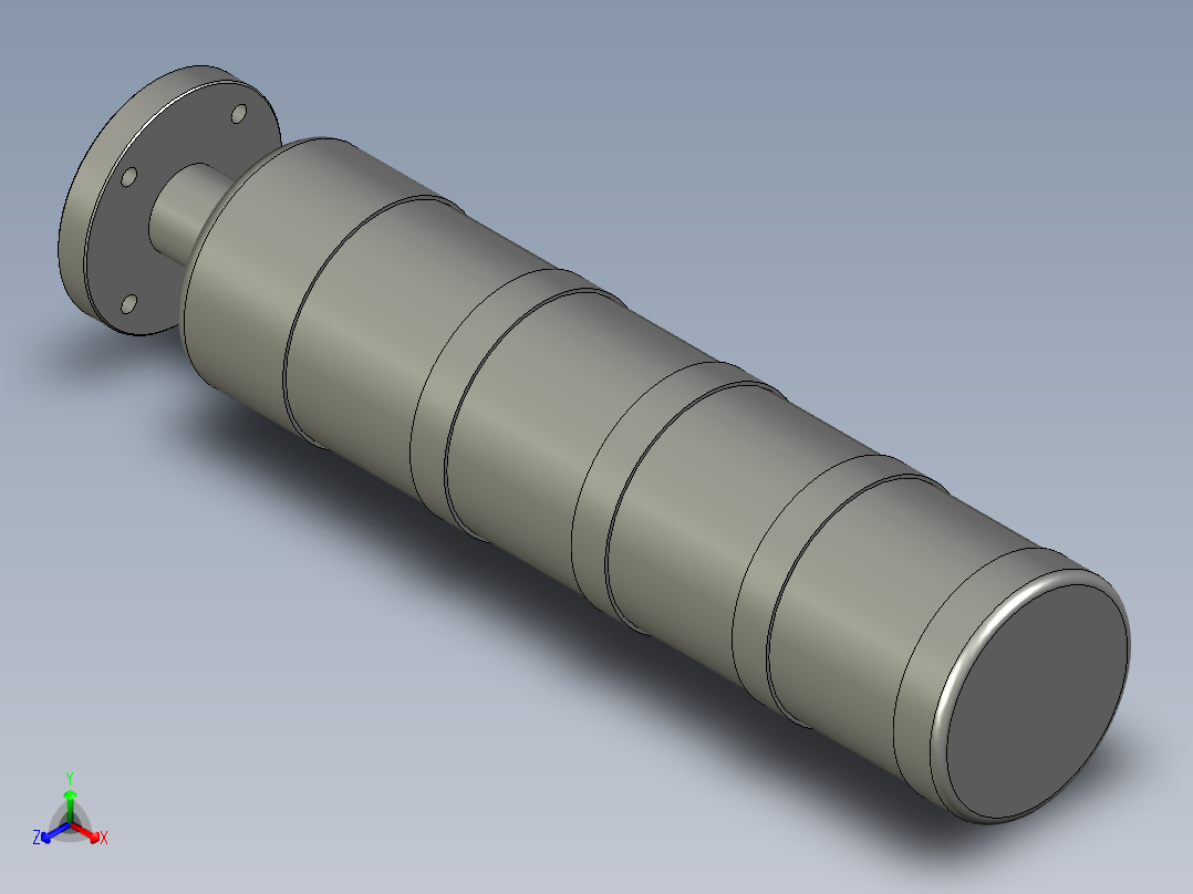 三色灯LLEAb-01A电器主视图