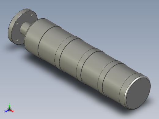 三色灯LLEAb-01A电器正等轴测缩略图