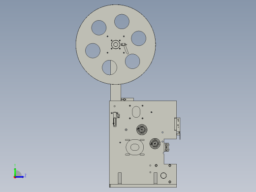 圈料上料机构左视缩略图