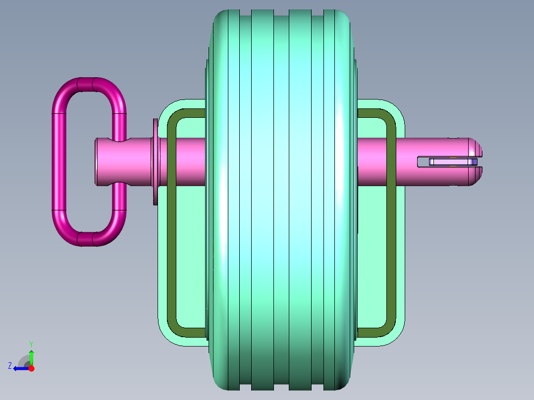 各种工程车辆托运车右视图