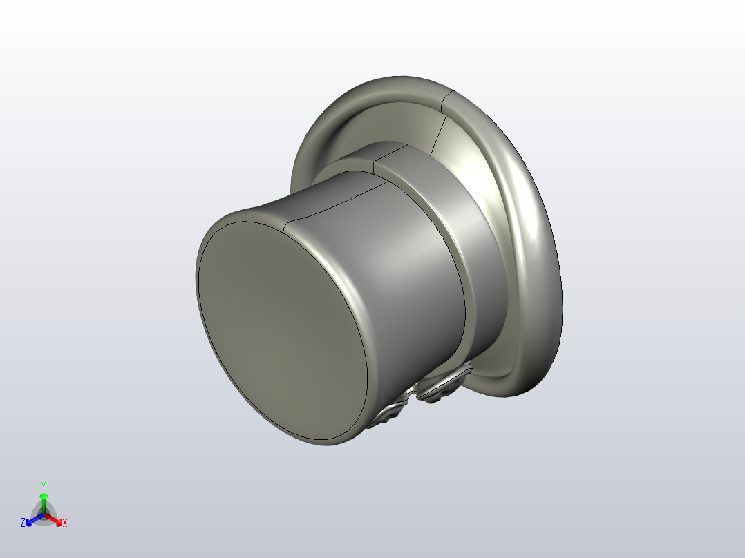 高顶礼帽与三叶草正等轴测图