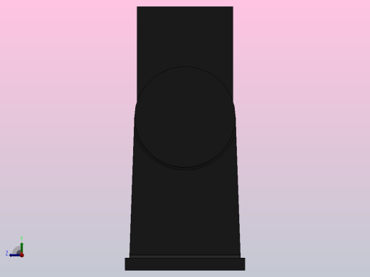 中间铰轴支座ZZ型[QGA200]气缸附件右视缩略图