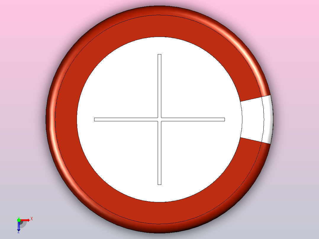 22 x 25棕色白色底片电解电容器俯视图