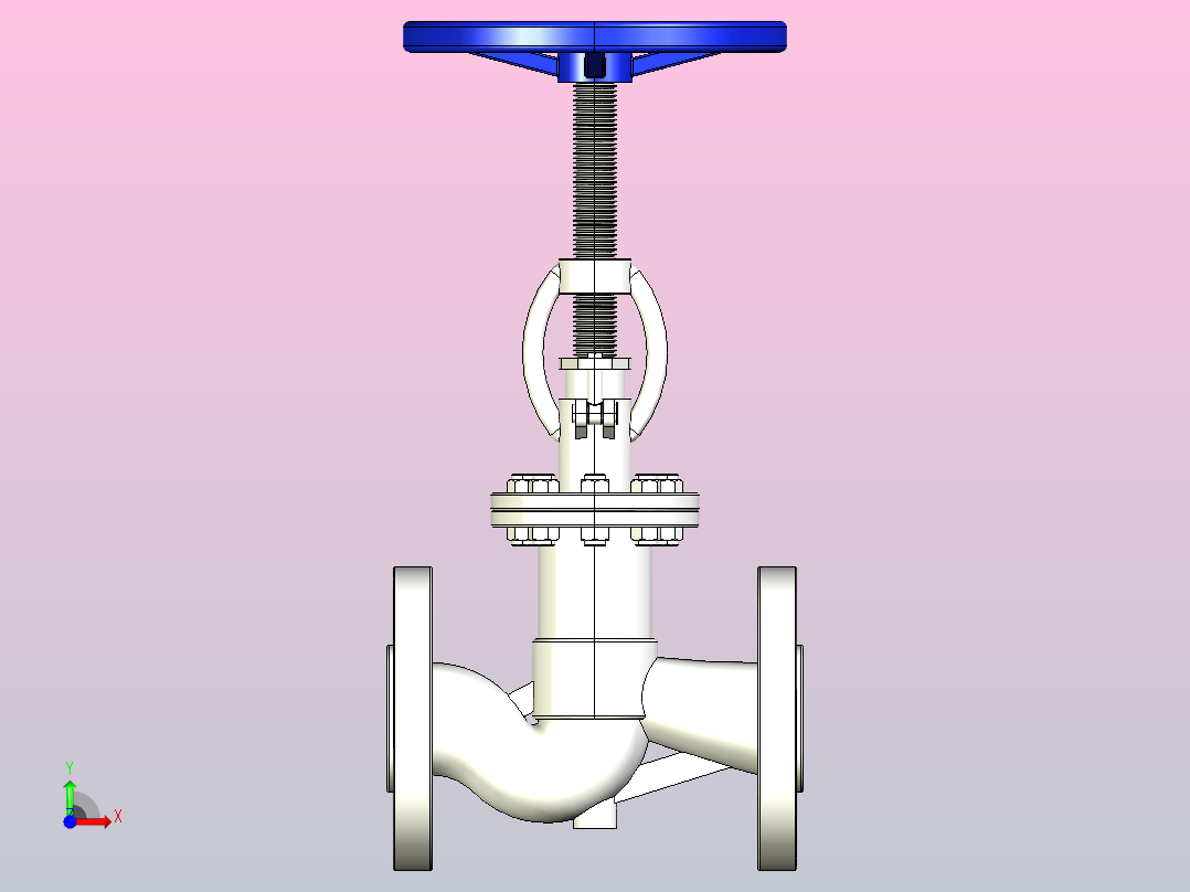 J41H╱W-16C╱P法兰截止阀[J41H-16C]15前视图