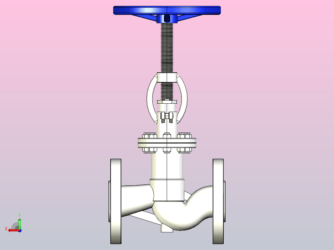 J41H╱W-16C╱P法兰截止阀[J41H-16C]15后视图
