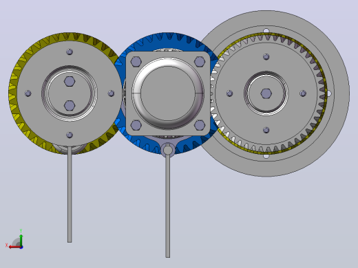 汽车分动器 sw+cad+说明书后视缩略图