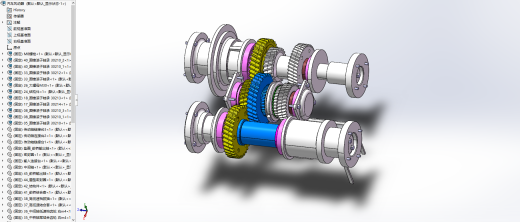 汽车分动器 sw+cad+说明书缩略图