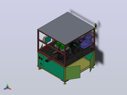 电感器全自动组装生产线设备3D图纸