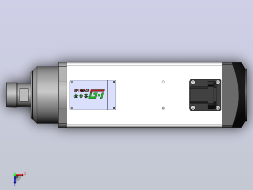 JTH5360A-ER32 雕刻钻铣主轴[JTH5360A-S09P2.20-ER32]俯视缩略图