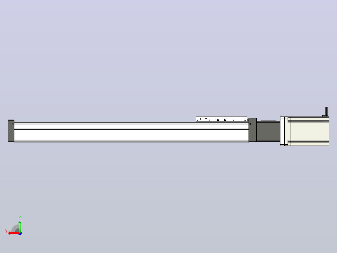 FSL120 直线模组[FSL120-E500-10C7-BC-B86]后视图