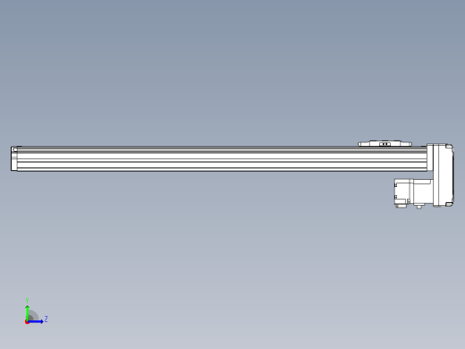 滚珠丝杠直线轴内置导轨TPA-GCR-40-1210C-L550-MP-M10-N3左视缩略图