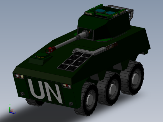 6×6 轮式火力支援车