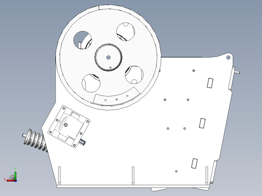 颚式破碎机进料500mmjaw-crusher-21-模型格式为 sw后视缩略图