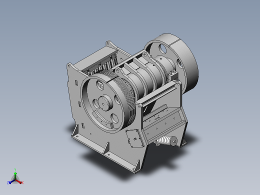 颚式破碎机进料500mmjaw-crusher-21-模型格式为 sw正等轴测缩略图