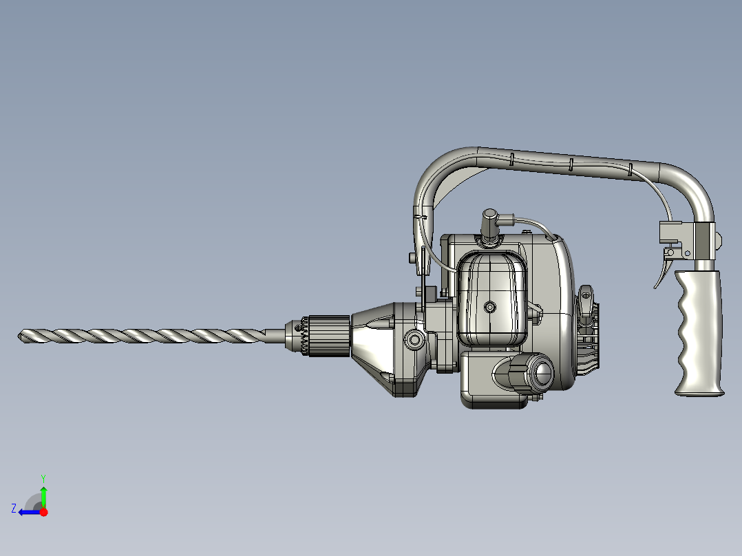 88_钻孔机床右视图