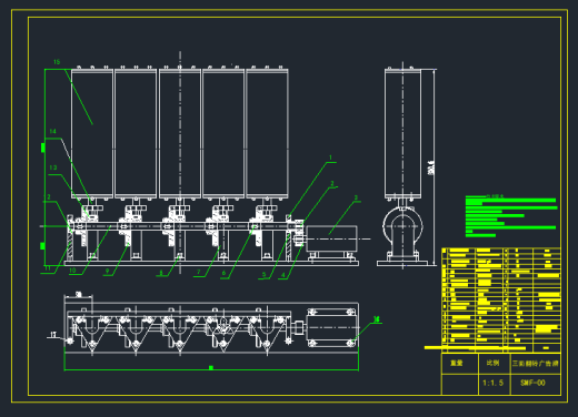 三面显示牌机械设计缩略图