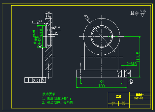 三面显示牌机械设计缩略图