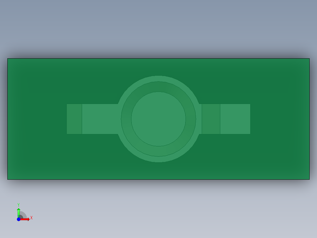 LED_Rectangular_Green1_2x5x7mm前视图