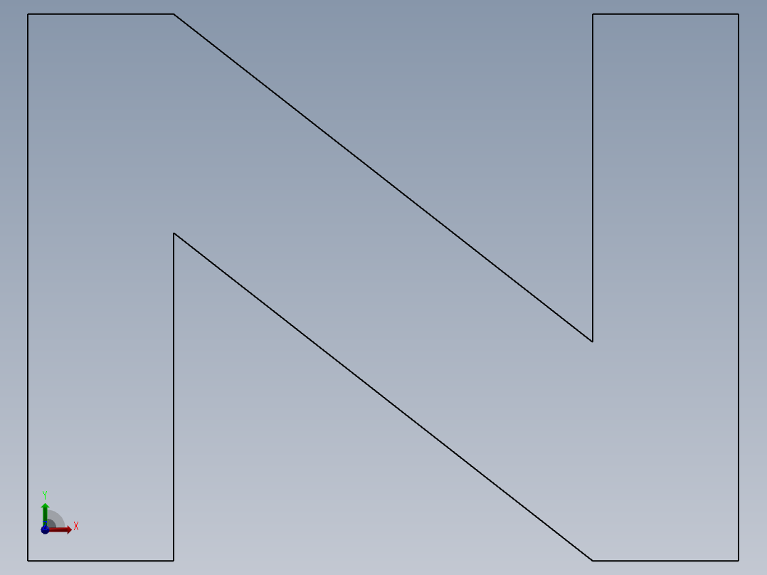 SW建模练习题-exercise 29主视图