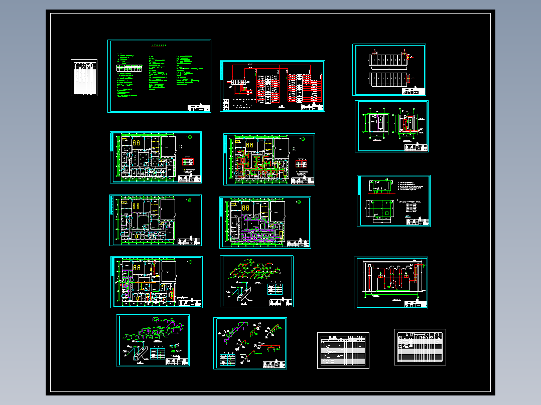 某口服液车间净化空调设计图