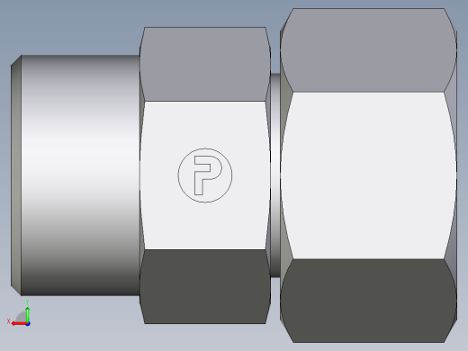卡套式工业通用硬管接头EO_Distance_piece_adapter_DA20SOMD71后视缩略图