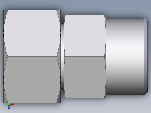 卡套式工业通用硬管接头EO_Distance_piece_adapter_DA20SOMD71俯视缩略图