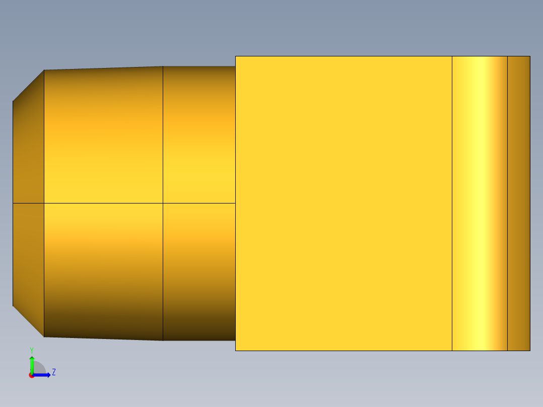 工业通用螺蚊管倒齿式工业硬管接头Male Elbow 229-8-4左视图